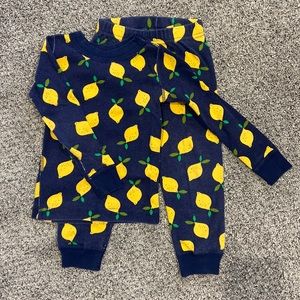 Lemons long sleeve pajama set Size 3